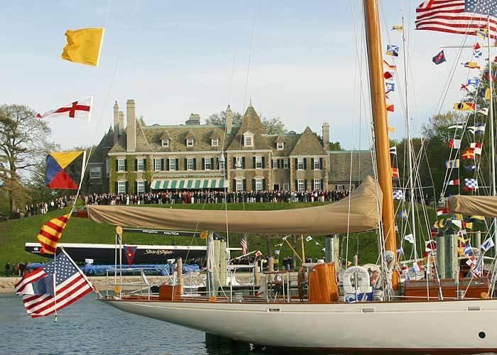 Harbour Court in Newport -- the NYYC's on-the-water Clubhouse. Dan Nerney photo